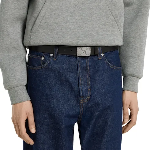Belt With Rectangular Buckle