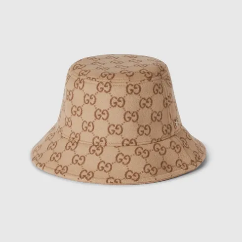Gg Wool Bucket Hat