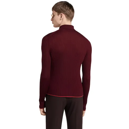 Fine Cashmere Silk Polo Shirt With Web