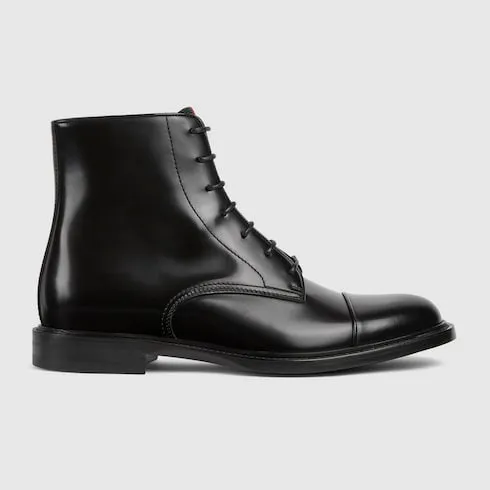 Lace-Up Boot With Web