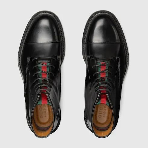 Lace-Up Boot With Web