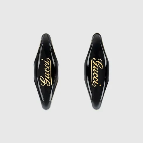 Gucci Marina Chain Enamel Earrings