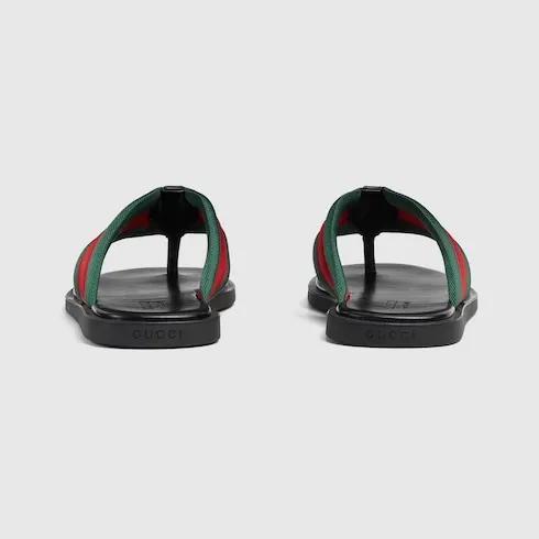 Thong Sandal With Interlocking G