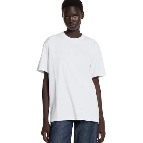 Cotton Jersey T-Shirt With Logo