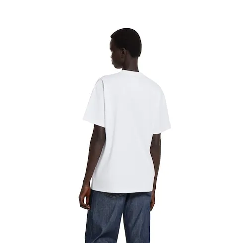 Cotton Jersey T-Shirt With Logo
