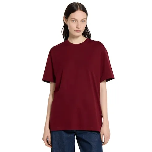 Cotton Jersey T-Shirt With Logo