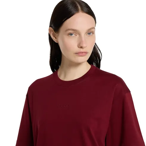 Cotton Jersey T-Shirt With Logo