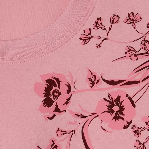 Soft Cotton Jersey T-Shirt With Print