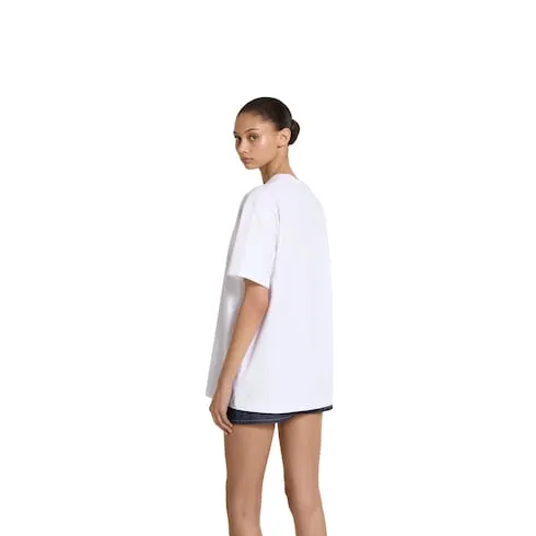 Cotton Jersey T-Shirt With Print