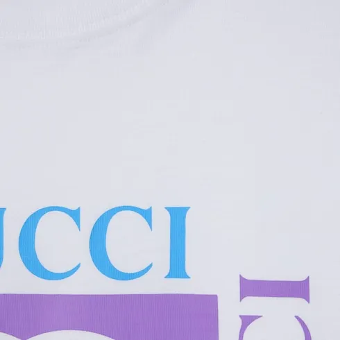 Cotton Jersey T-Shirt With Print