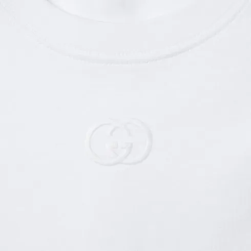 Cotton Jersey T-Shirt With Embroidery