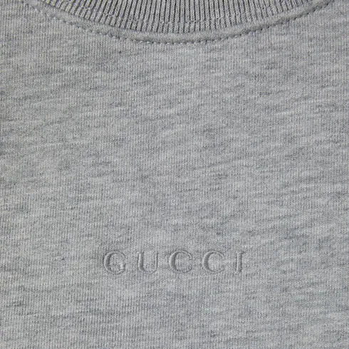 Cotton Jersey Sweatshirt With Embroidery
