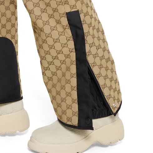 Gg Technical Fabric Jacquard Pants