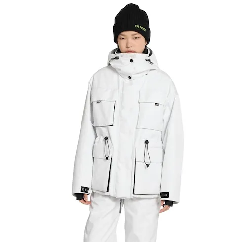 Gg Technical Fabric Jacquard Jacket