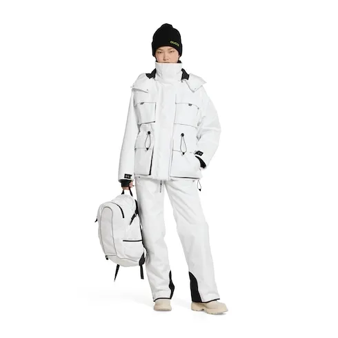 Gg Technical Fabric Jacquard Jacket