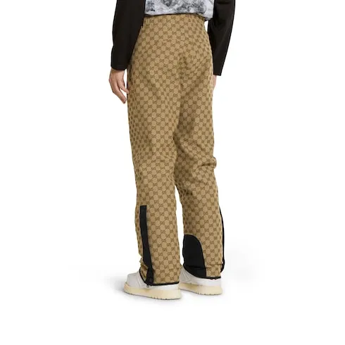 Gg Technical Fabric Jacquard Pants
