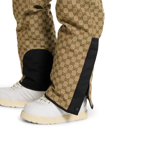 Gg Technical Fabric Jacquard Pants