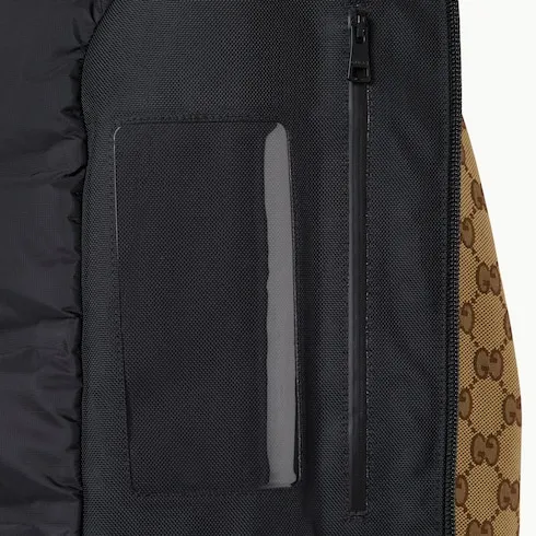 Gg Technical Fabric Jacquard Jacket