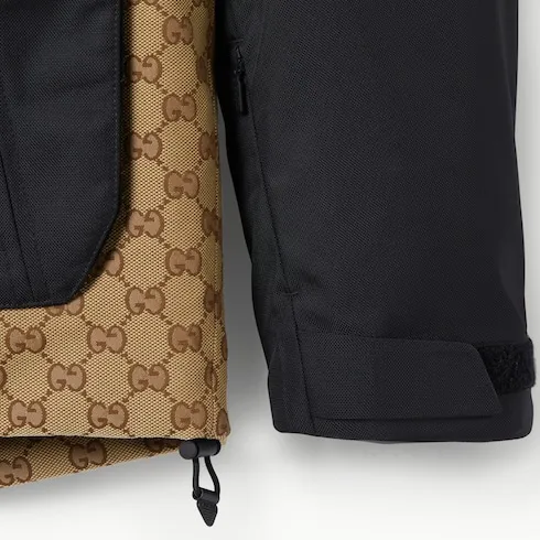 Gg Technical Fabric Jacquard Jacket
