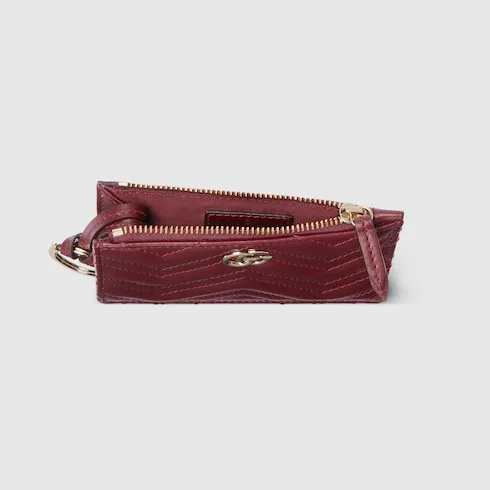 Gg Marmont Zip Key Pouch
