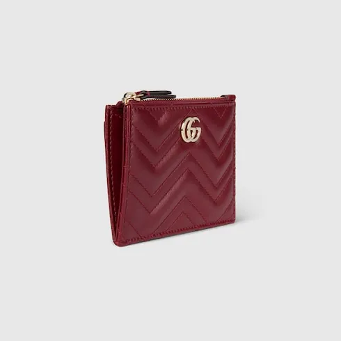 Gg Marmont Zip Key Pouch