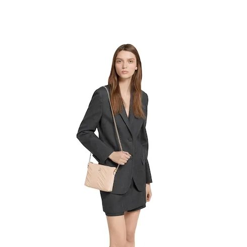 Gg Marmont Pochette With Chain