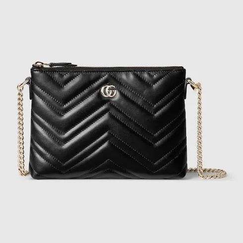 Gg Marmont Pochette With Chain
