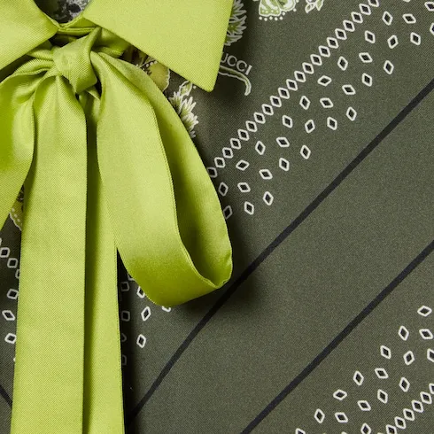 Printed Silk Twill Shirt