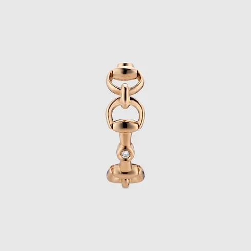 Gucci Horsebit Diamond 18K Ring