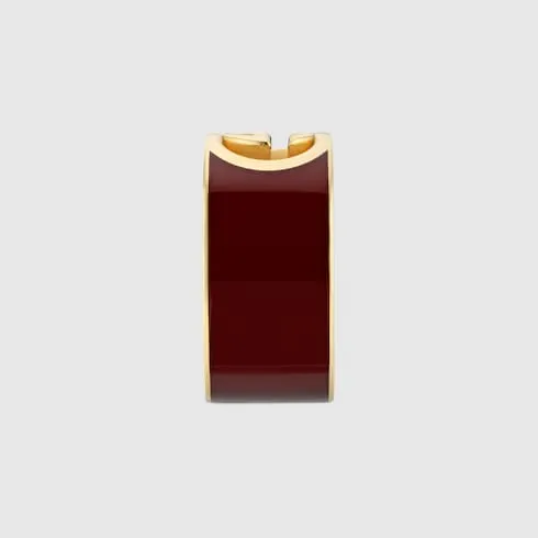 Gucci Interlocking Enamel Ring