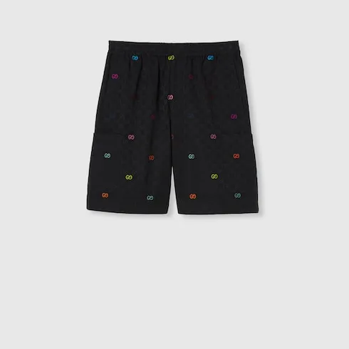 Gg Cotton Ripstop Shorts