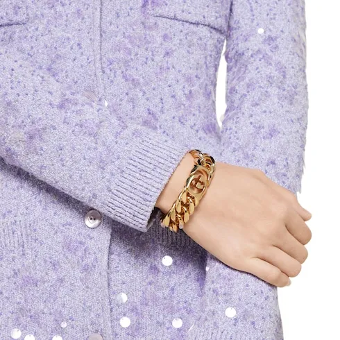 Gucci Interlocking Chain Bracelet