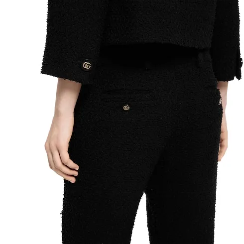Wool Bouclé Pants