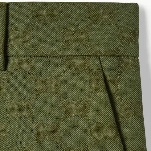 Gg Cotton Gabardine Shorts