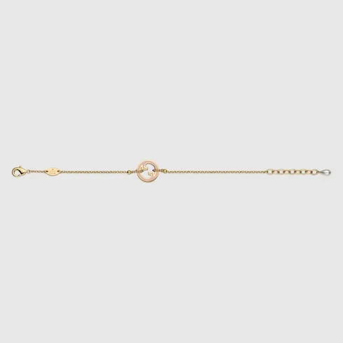 Gucci Blondie Enamel Charm Bracelet