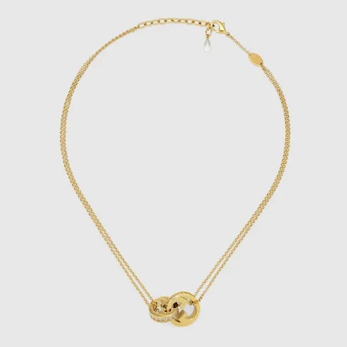 Gucci Blondie Double Chain Necklace