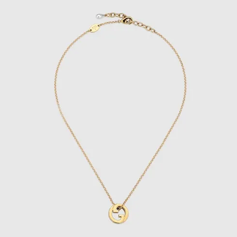 Gucci Blondie Crystal Pendant Necklace