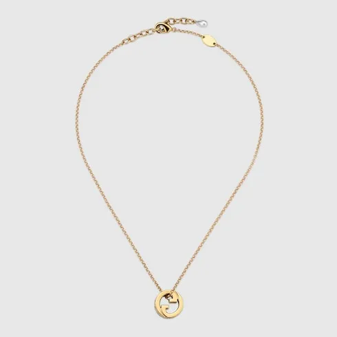 Gucci Blondie Crystal Pendant Necklace