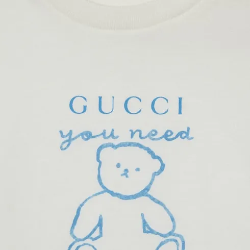 Baby Cotton T-Shirt With Print