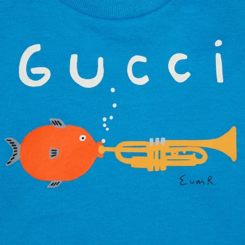 Baby Cotton T-Shirt With Print