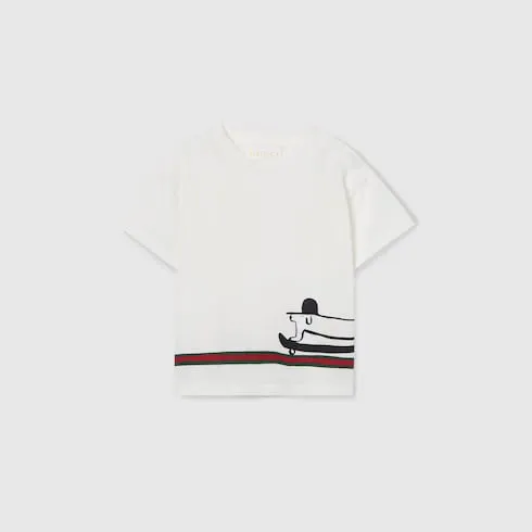 Baby Cotton T-Shirt With Print