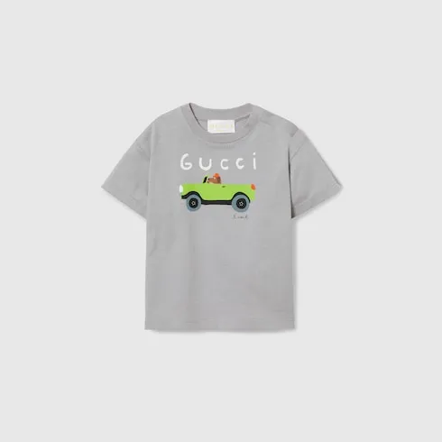 Baby Cotton T-Shirt With Print