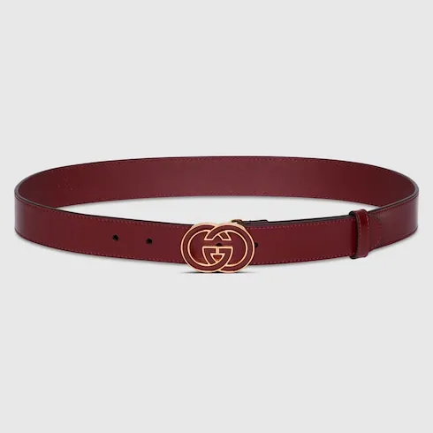 Belt With Interlocking G Buckle
