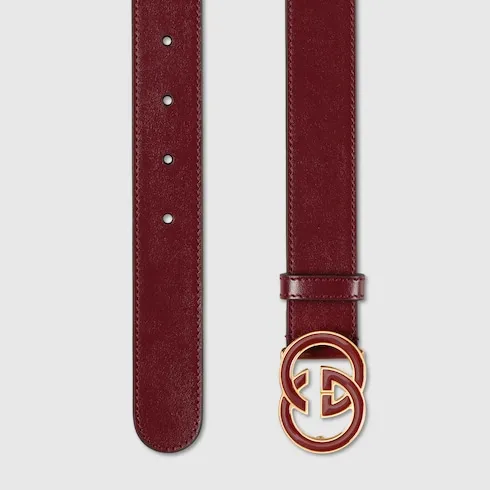 Belt With Interlocking G Buckle