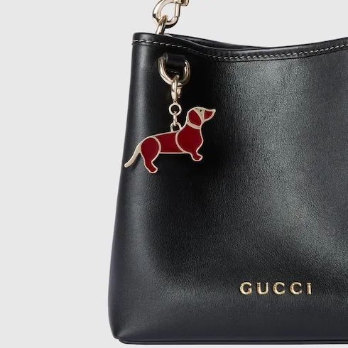 Dog-Shaped Bag Charm