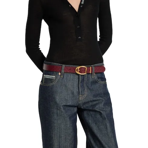 Belt With Stirrup Buckle