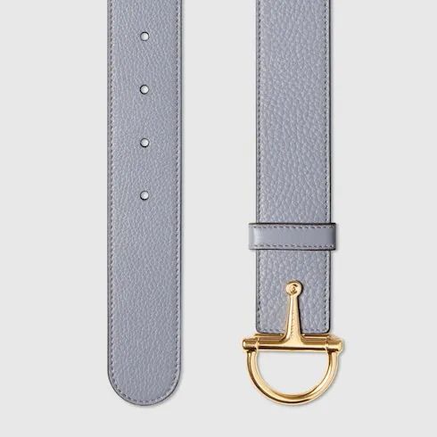 Belt With Half-Horsebit Buckle