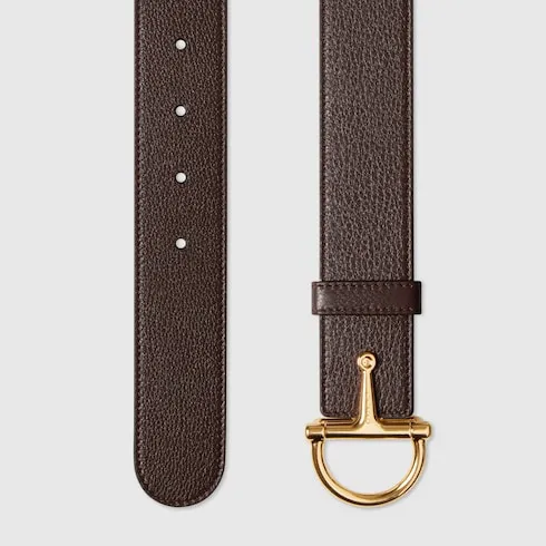 Belt With Half-Horsebit Buckle