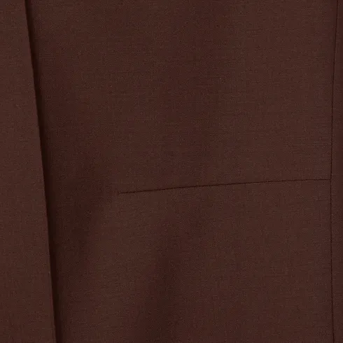 Stretch Wool Pants With Embroidery