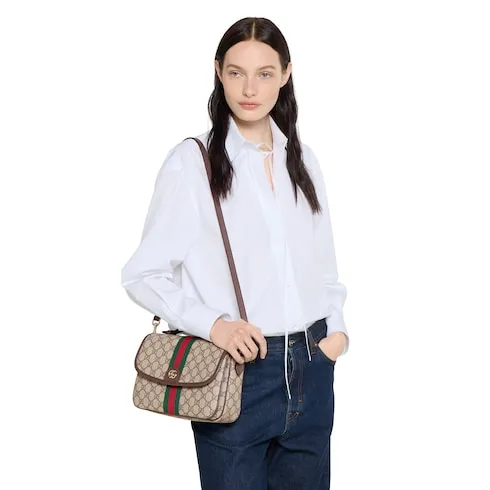 Ophidia Medium Top Handle Bag